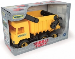 Gelber Kipper Middle Truck 38 cm in Schachtel