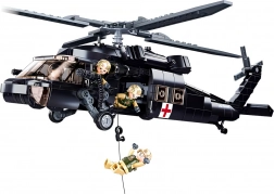 Sluban ModelBricks Rettungshubschrauber UH-60 Black Hawk