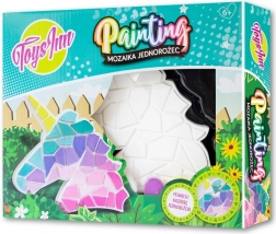 Mosaik mit Einhorn-Malerei