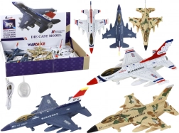 Kunststoffmodell eines Kampfflugzeugs mit Licht- und Soundeffekten