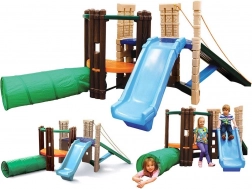 Little Tikes Seek & Explore Adventure Climber – Garten-Kletterset mit Rutsche für Kinder