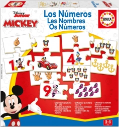 Educa Puzzle Mickey und Freunde – Zählen 10×4 Teile
