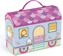 DJECO Tinyly Figur Bluchka mit Reisemobil