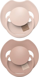 LOVI PRIME dynamische Silikonschnuller 18m+ Nude/Blush – 2 Stk.