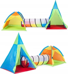 Kinderspielzelt-Set 3-in-1 Iglu Tipi Tunnel IPLAY