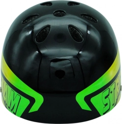 Fahrradhelm Dazzler schwarz mit grün-gelben Elementen – Größe M