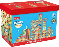 Jeujura Holzbaukasten Técap Color 500 Stücke