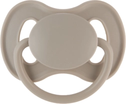 Canpol babies Schnuller aus Naturkautschuk Kirsche NUDE 0–6 M, beige