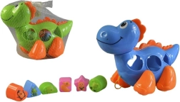 Dinosaurier mit Bausteinen 27 cm