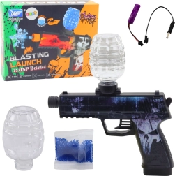 Automatische USP Gel-Blaster-Pistole mit Totenkopf-Motiv