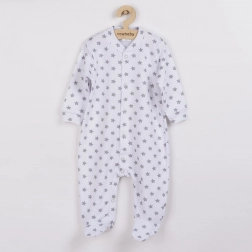 Baby-Strampler New Baby Classic II grau mit Sternchen