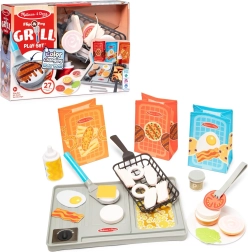 Melissa & Doug Flip & Fry Grillset mit farbwechselnden Lebensmitteln, 27 Teile