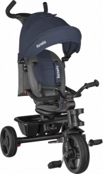 Kinder-Dreirad LIONELO Haari Jeans 5-in-1 mit drehbarem Sitz und Verdeck