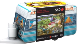 Puzzle in Blechdose Wohnwagen - 550 Teile