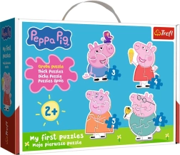 Baby-Puzzle Peppa Wutz 4-in-1 (3–6 Teile) TREFL