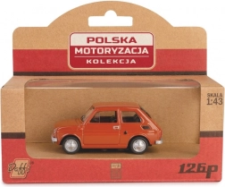 Automodell FIAT 126p PRL braun 1:43