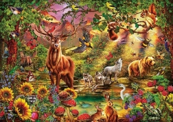 Puzzle 1000 Teile ART PUZZLE Magischer Wald