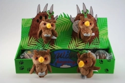 Plüsch-Eulen Schlüsselanhänger