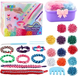 Kreatives DIY-Set zur Herstellung von Gummiband-Armbändern für Kinder