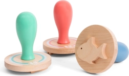 Sandstempel mit Meerestiermotiven