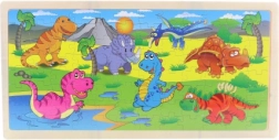 Holzpuzzle Dinosaurier 96 Teile