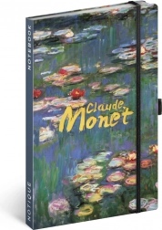 Liniertes Notizbuch NOTIQUE Claude Monet 13 × 21 cm