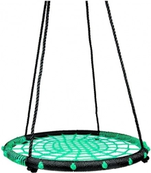Schaukelteller mit Seilnetz, 80 cm – Grün