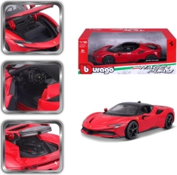 Metallmodell BBURAGO FERRARI SF90 STRADALE 1:18 rot