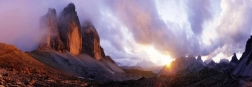 Panorama-Puzzle Tre Cime Dolomiten Heye 1000 Teile