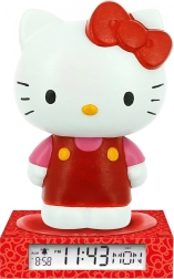 3D-Lampe mit Wecker Hello Kitty