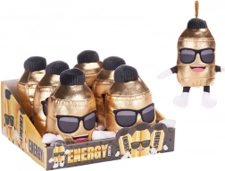 Plüschiger Bubble-Tea-Anhänger mit Metallclip