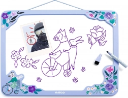 Djeco magnetische abwischbare Tafel Zebra mit Holzrahmen