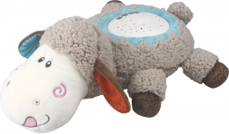 Plüsch-Schäfchen mit Projektor und Musik 35 cm
