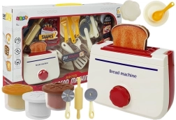 Kreatives Toaster-Set mit Knete – 4 Farben