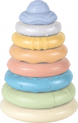 Turm aus Ringen auf Stab 20 cm