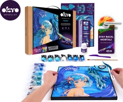 OKTO Manga-Motiv Elemente Wasser 30 × 40 cm Kreativset
