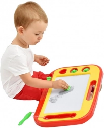 Magnetische Zeichentafel mit Magnetstift und Stempeln