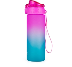 Trinkflasche OXY 600 ml Ombre Blau-Rosa