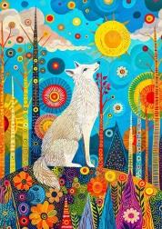 ENJOY Puzzle Weißer Beschützer 1000 Teile