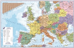 Tischunterlage Europa 60x40 cm