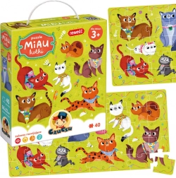 CzuCzu Puzzle MIAU Kätzchen 40 Teile