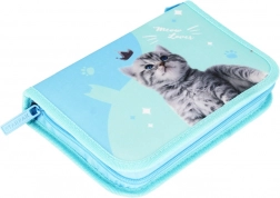 Aufklappbares Federmäppchen Kätzchen