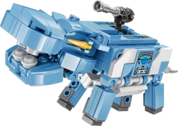 Qman Crystal Hippo – roboter Nilpferd Baukasten