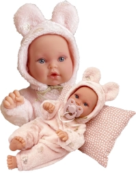 Antonio Juan Kika realistische Babypuppe 27 cm mit weichem Körper und beweglichen Gliedmaßen