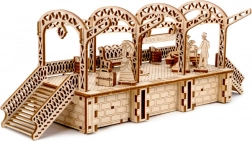 Holz-3D-Puzzle Bahnhof WOODEN CITY, 175 Teile