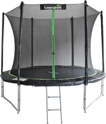 Gartentrampolin LEAN SPORT PRO 305 cm mit Sicherheitsnetz und Leiter