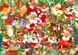 Puzzle Vintage Weihnachten 1000 Teile