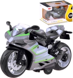 Metallmodell eines Motorrads mit Aufziehantrieb – C