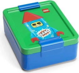 LEGO Rocket Brotdose blau/grün