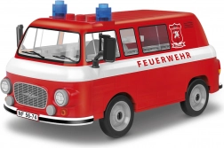 Bausatz Youngtimer Barkas B1000 Feuerwehr – Feuerwehr‑Mikrobus (151 Teile)